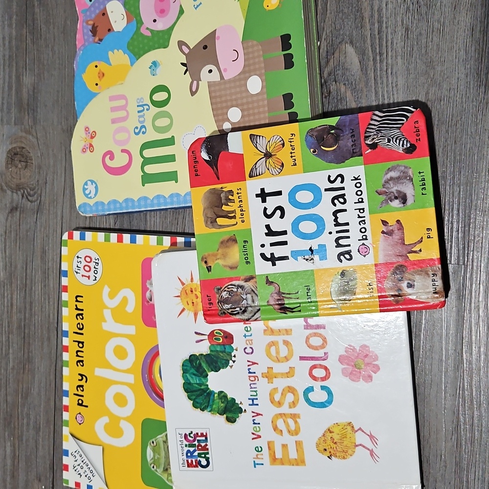 Kids' Learning And Board Book Bundle
